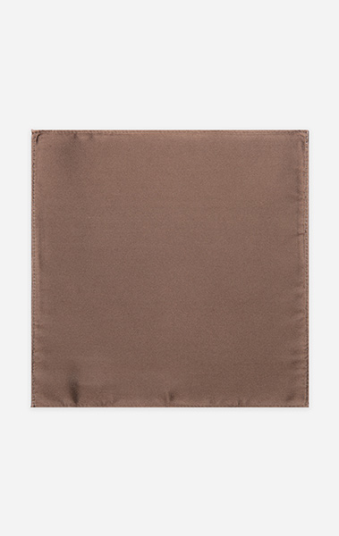 Toffee Silk Pocket Square